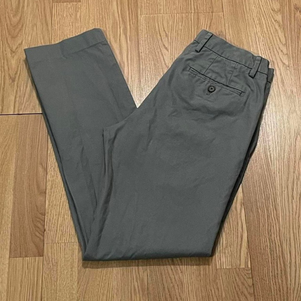 Bonobos Men’s 30x32 Slim Chino Pants Gray Preppy Classic